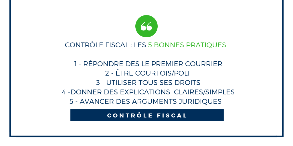 controle fiscal bonnes pratiques